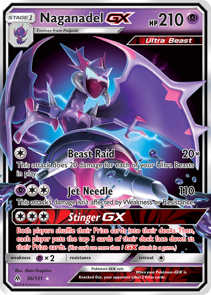 Naganadel GX (56/131) [Sun & Moon: Forbidden Light] | Devastation Store