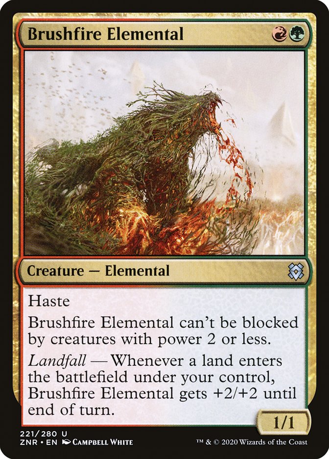 Brushfire Elemental [Zendikar Rising] | Devastation Store