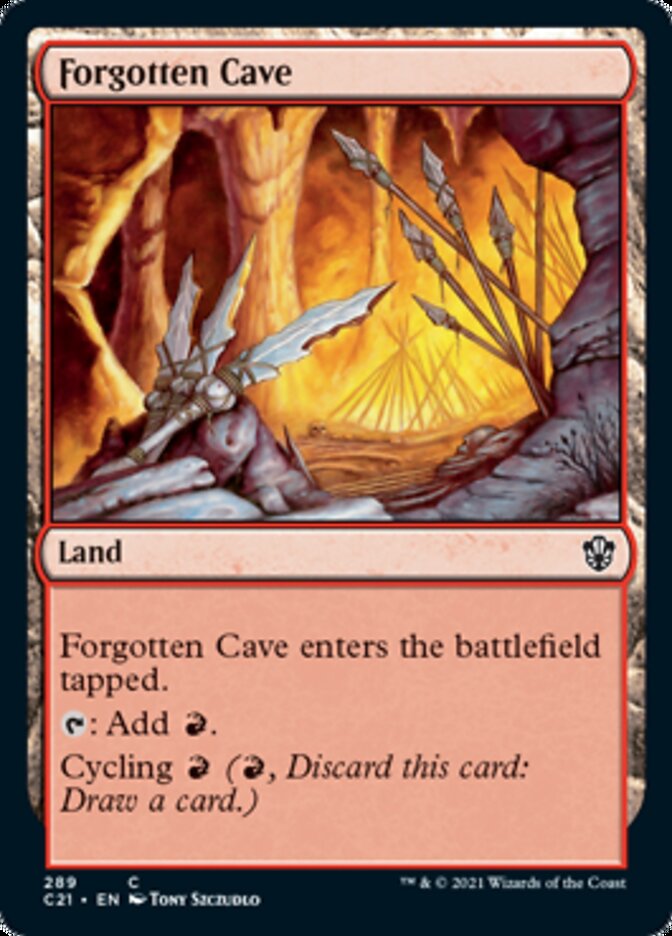 Forgotten Cave [Commander 2021] | Devastation Store