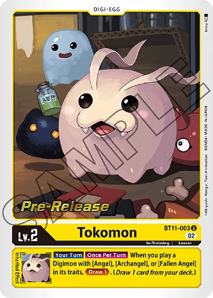 Tokomon [BT11-003] [Dimensional Phase Pre-Release Promos] | Devastation Store