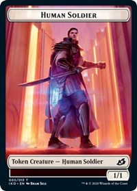 Human Soldier (005) // Zombie Double-sided Token [Commander 2020 Tokens] | Devastation Store