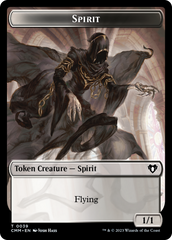 Spirit (0039) // Bird Illusion Double-Sided Token [Commander Masters Tokens] | Devastation Store