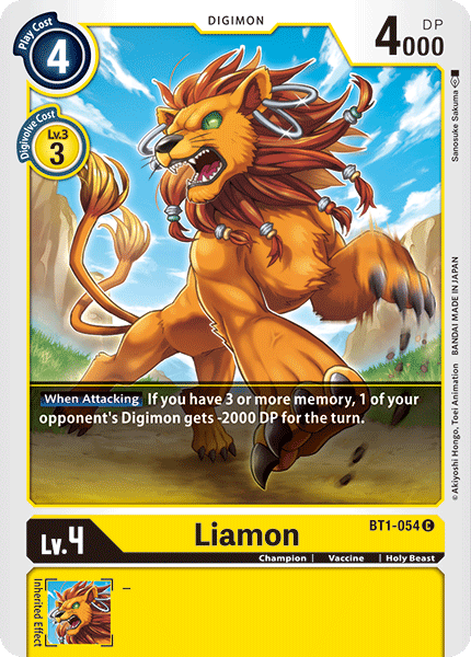Liamon [BT1-054] [Release Booster Ver.1.0] | Devastation Store