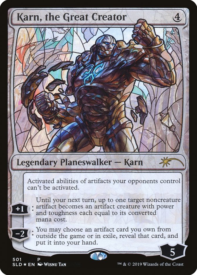 Karn, the Great Creator (Stained Glass) [Secret Lair Drop Promos] | Devastation Store