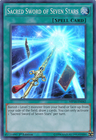 Sacred Sword of Seven Stars [MP14-EN042] Super Rare | Devastation Store