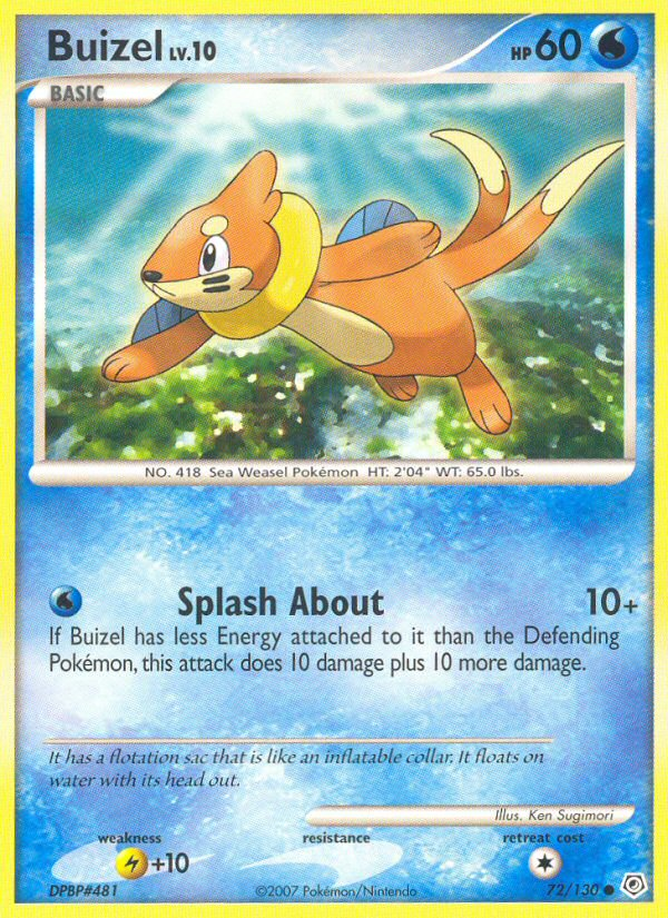 Buizel (72/130) [Diamond & Pearl: Base Set] | Devastation Store