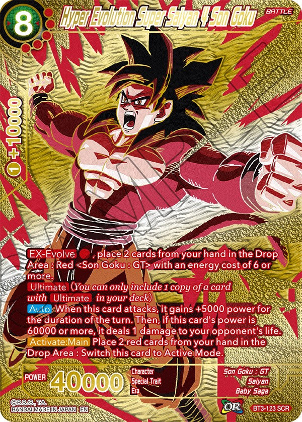 Hyper Evolution Super Saiyan 4 Son Goku (Premium Edition) (BT3-123) [5th Anniversary Set] | Devastation Store