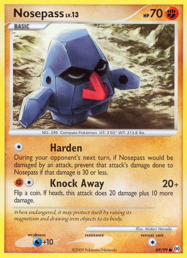 Nosepass (69/99) [Platinum: Arceus] | Devastation Store