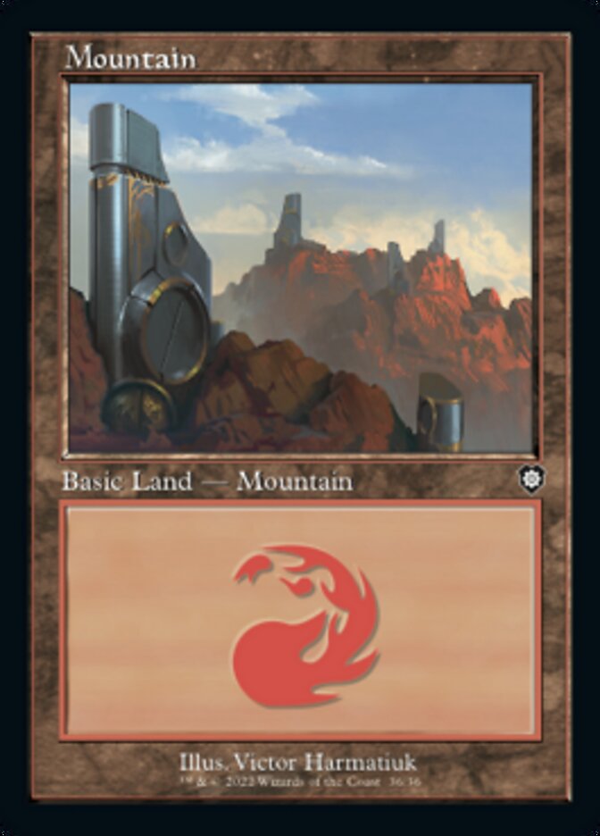 Mountain (036) (Retro) [The Brothers' War Commander] | Devastation Store