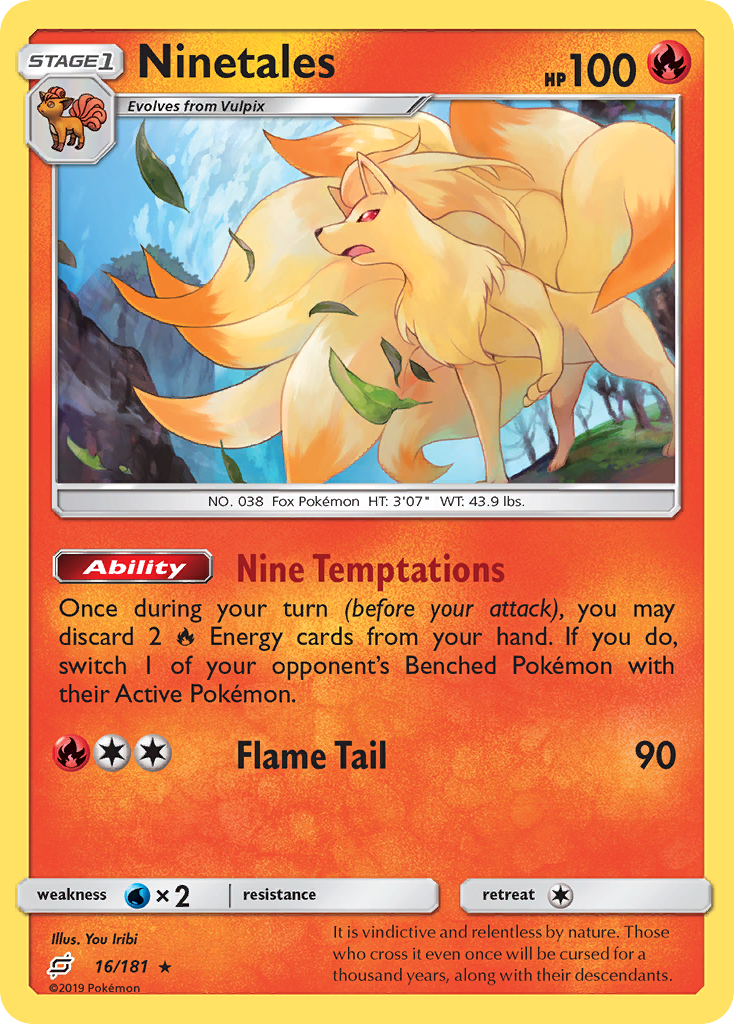 Ninetales (16/181) [Sun & Moon: Team Up] | Devastation Store