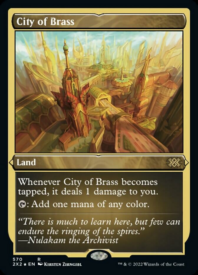 City of Brass (Foil Etched) [Double Masters 2022] | Devastation Store