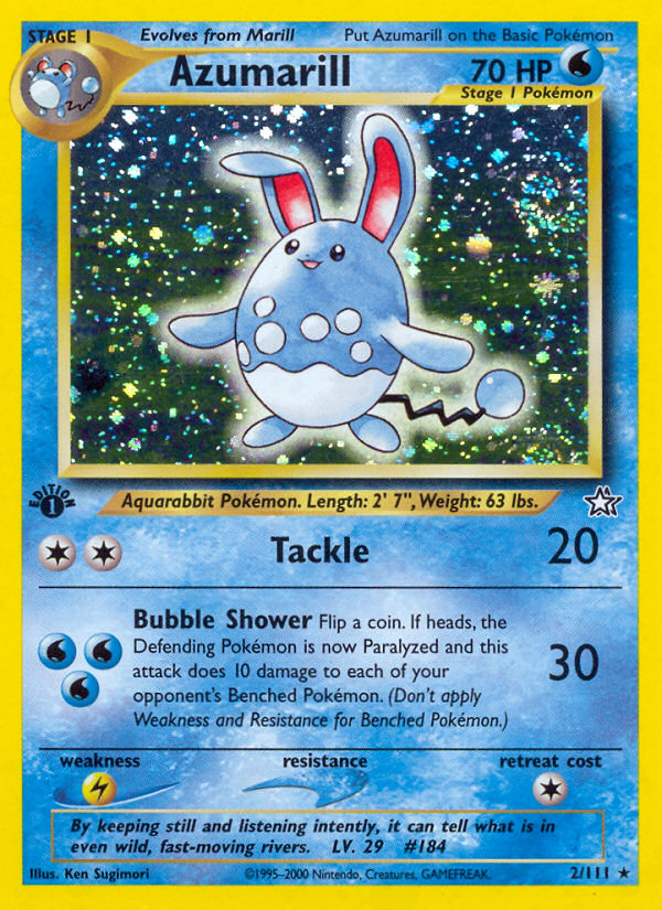 Azumarill (2/111) [Neo Genesis 1st Edition] | Devastation Store