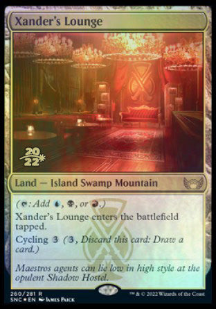 Xander's Lounge [Streets of New Capenna Prerelease Promos] | Devastation Store