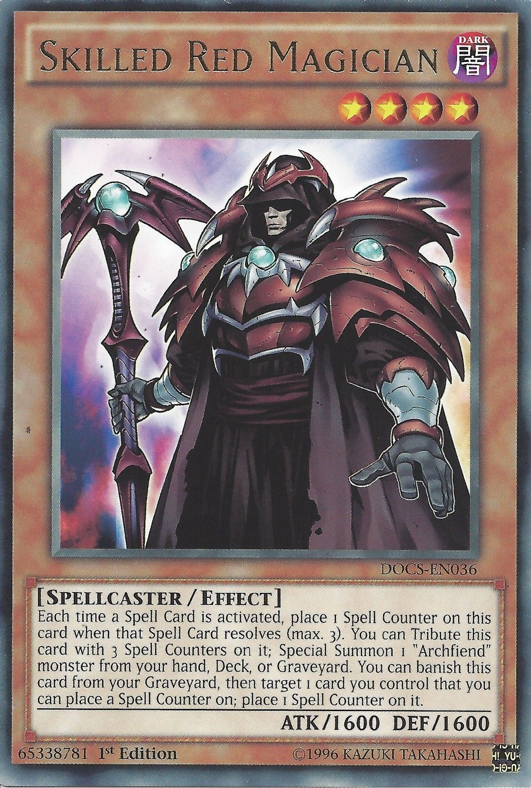 Skilled Red Magician [DOCS-EN036] Rare | Devastation Store