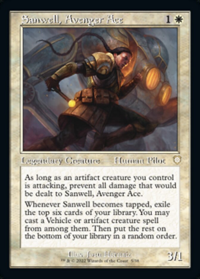 Sanwell, Avenger Ace (Retro) [The Brothers' War Commander] | Devastation Store