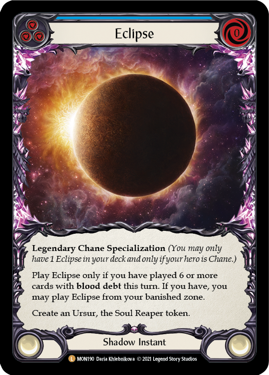 Eclipse (Cold Foil) [MON190-CF] 1st Edition Cold Foil - Devastation Store | Devastation Store