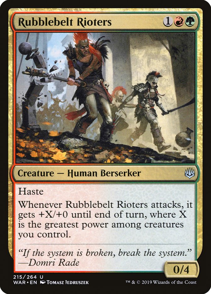 Rubblebelt Rioters [War of the Spark] | Devastation Store