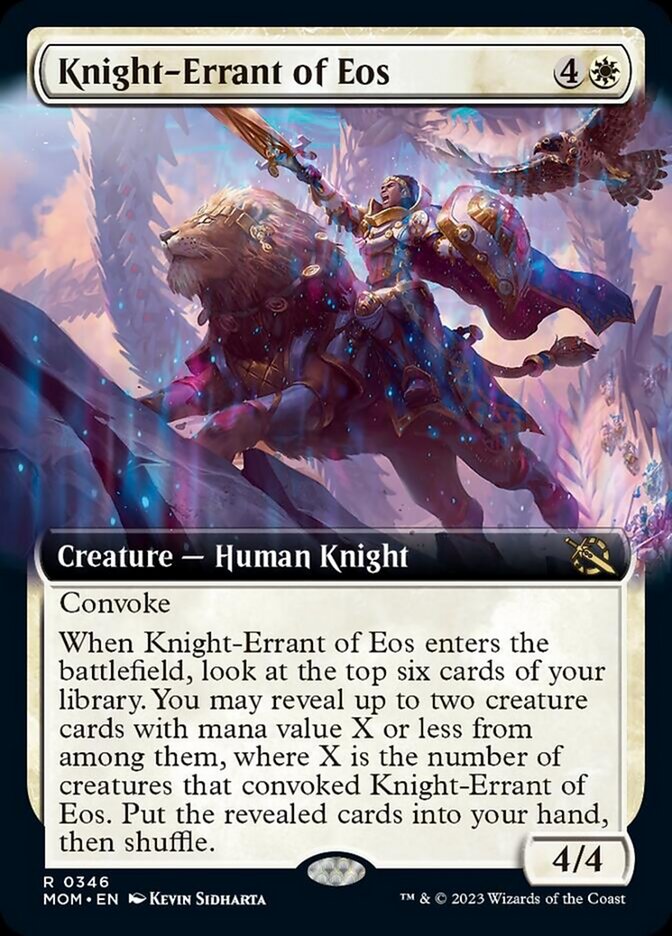 Knight-Errant of Eos (Extended Art) [March of the Machine] | Devastation Store