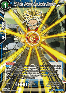 SS Trunks, Defender From Another Dimension (Common) [BT13-057] | Devastation Store