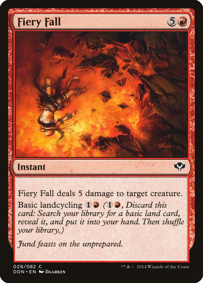 Fiery Fall [Duel Decks: Speed vs. Cunning] | Devastation Store
