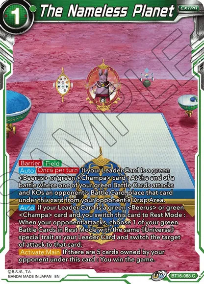 The Nameless Planet [BT16-068] | Devastation Store