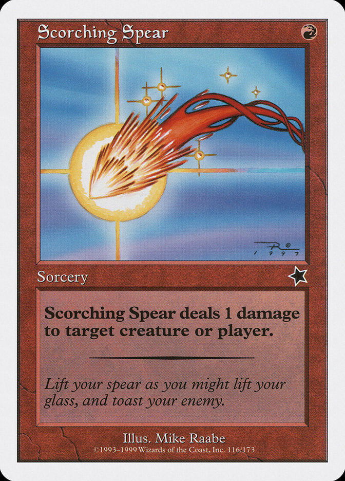 Scorching Spear [Starter 1999] | Devastation Store