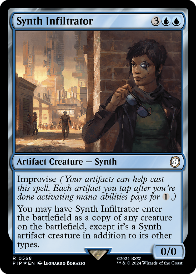Synth Infiltrator (Surge Foil) [Fallout] | Devastation Store