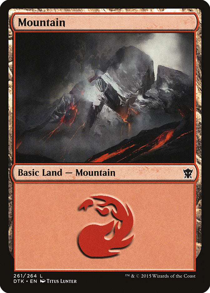 Mountain (261) [Dragons of Tarkir] - Devastation Store | Devastation Store