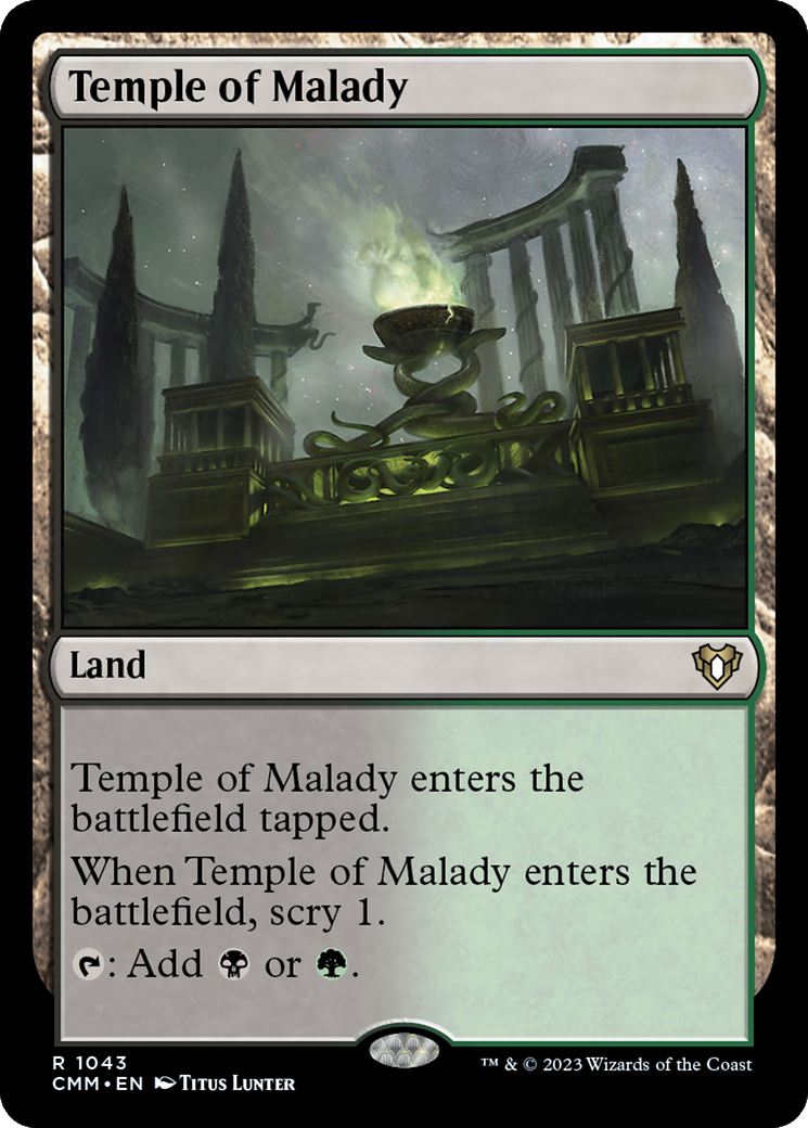 Temple of Malady [Commander Masters] | Devastation Store