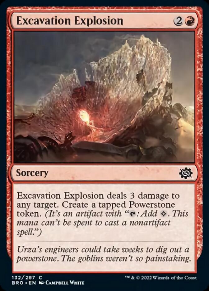 Excavation Explosion [The Brothers' War] | Devastation Store