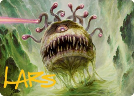 Beholder Art Card (Gold-Stamped Signature) [Dungeons & Dragons: Adventures in the Forgotten Realms Art Series] | Devastation Store