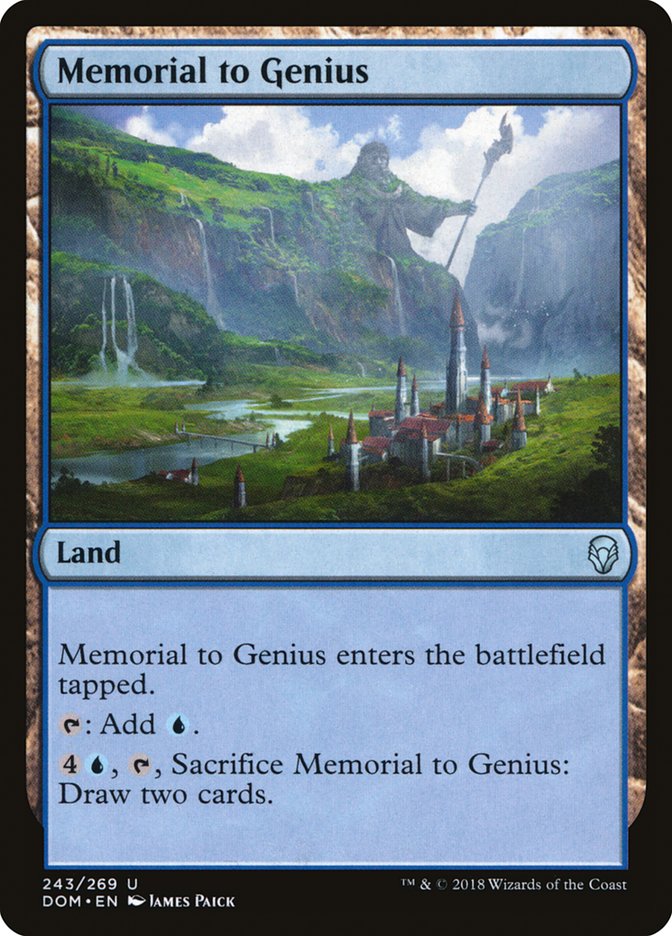 Memorial to Genius [Dominaria] | Devastation Store