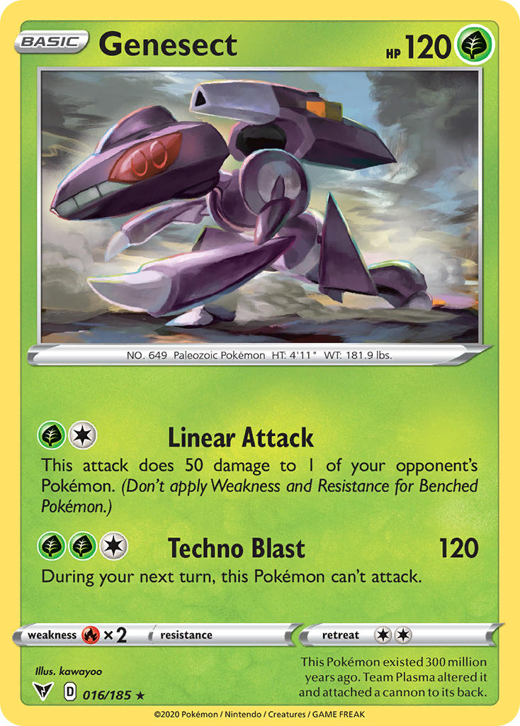 Genesect (016/185) [Sword & Shield: Vivid Voltage] | Devastation Store