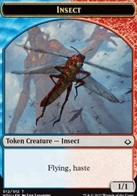 Insect // Warrior Double-sided Token [Hour of Devastation Tokens] | Devastation Store