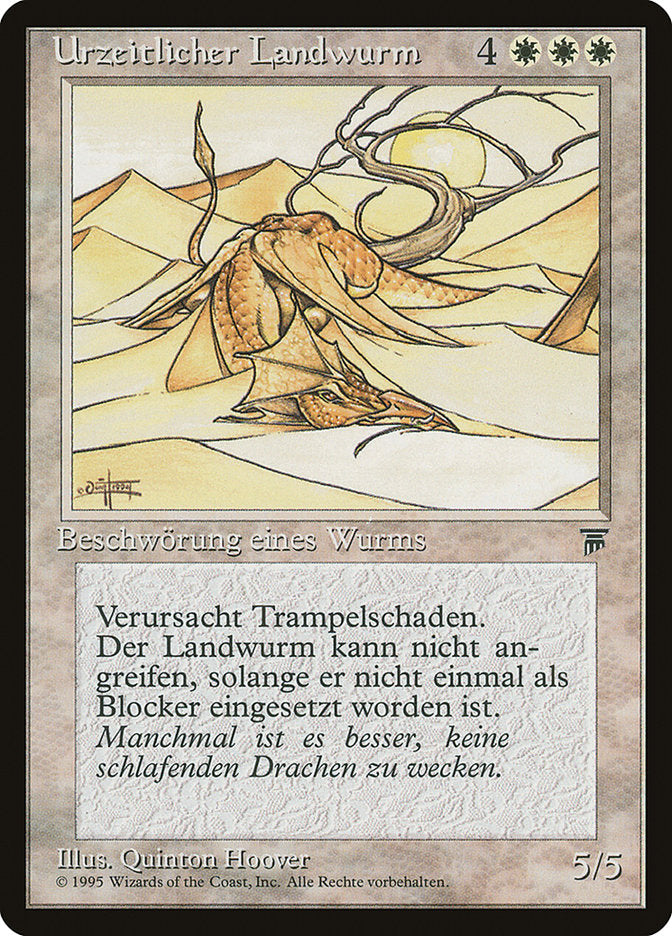 Elder Land Wurm (German) - "Urzeitlicher Landwurm" [Renaissance] | Devastation Store