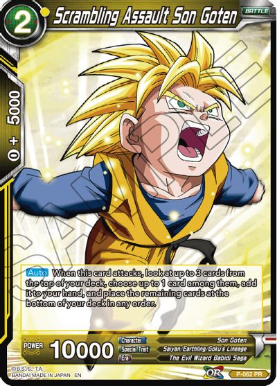 Scrambling Assault Son Goten (Reprint) (P-062) [Battle Evolution Booster] | Devastation Store