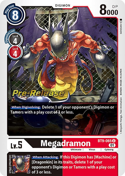 Megadramon [BT9-065] [X Record Pre-Release Promos] | Devastation Store