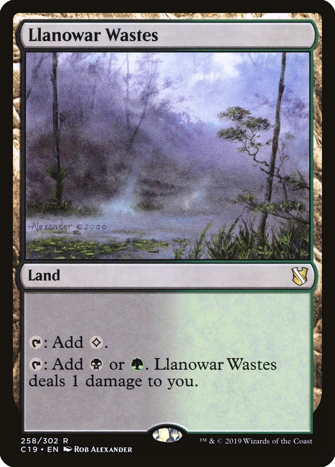 Llanowar Wastes [Commander 2019] | Devastation Store