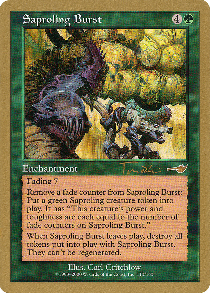 Saproling Burst (Jan Tomcani) [World Championship Decks 2001] | Devastation Store