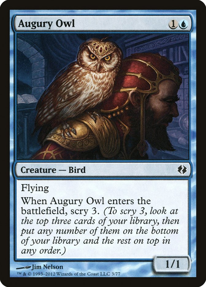 Augury Owl [Duel Decks: Venser vs. Koth] - Devastation Store | Devastation Store
