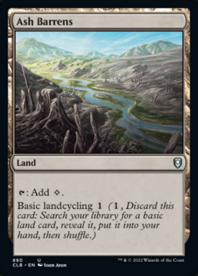 Ash Barrens [Commander Legends: Battle for Baldur's Gate] | Devastation Store