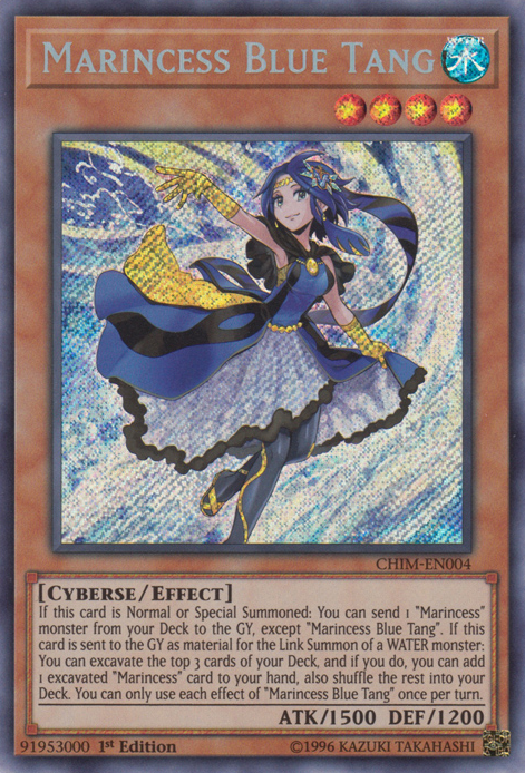 Marincess Blue Tang [CHIM-EN004] Secret Rare | Devastation Store