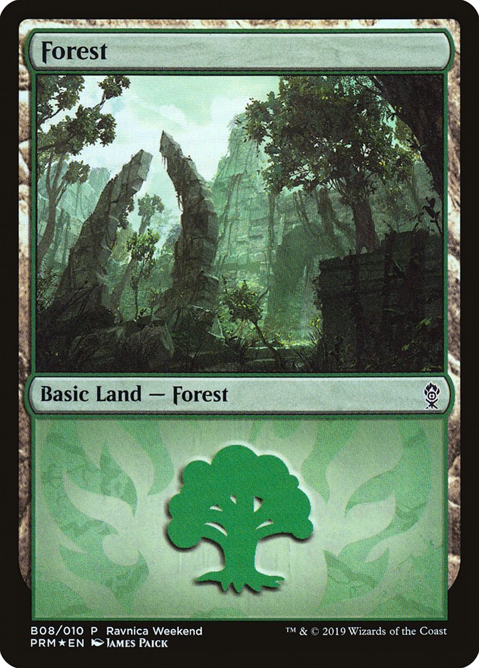 Forest (B08) [Ravnica Allegiance Guild Kit] | Devastation Store