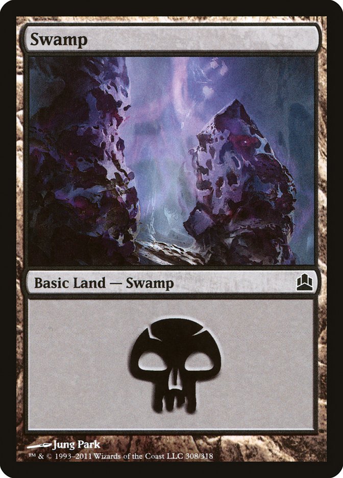 Swamp (308) [Commander 2011] - Devastation Store | Devastation Store