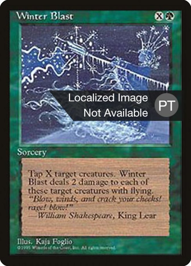 Winter Blast [Fourth Edition (Foreign Black Border)] | Devastation Store