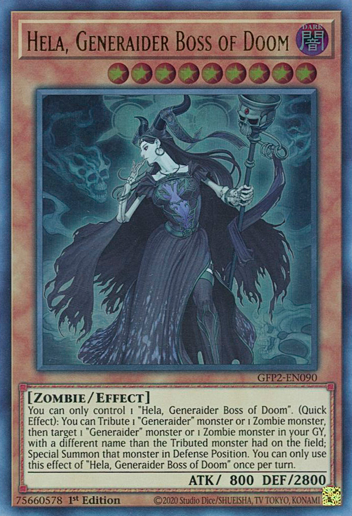 Hela, Generaider Boss of Doom [GFP2-EN090] Ultra Rare | Devastation Store