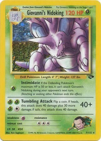 Giovanni's Nidoking (7/132) [Gym Challenge Unlimited] | Devastation Store