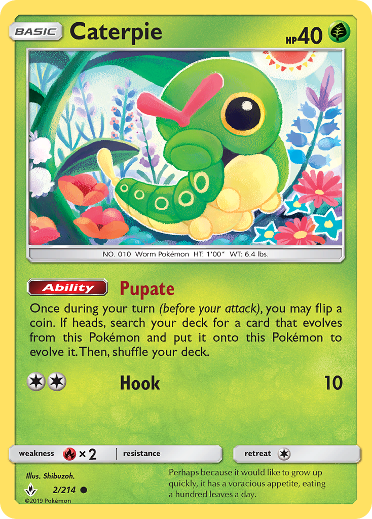 Caterpie (2/214) [Sun & Moon: Unbroken Bonds] | Devastation Store