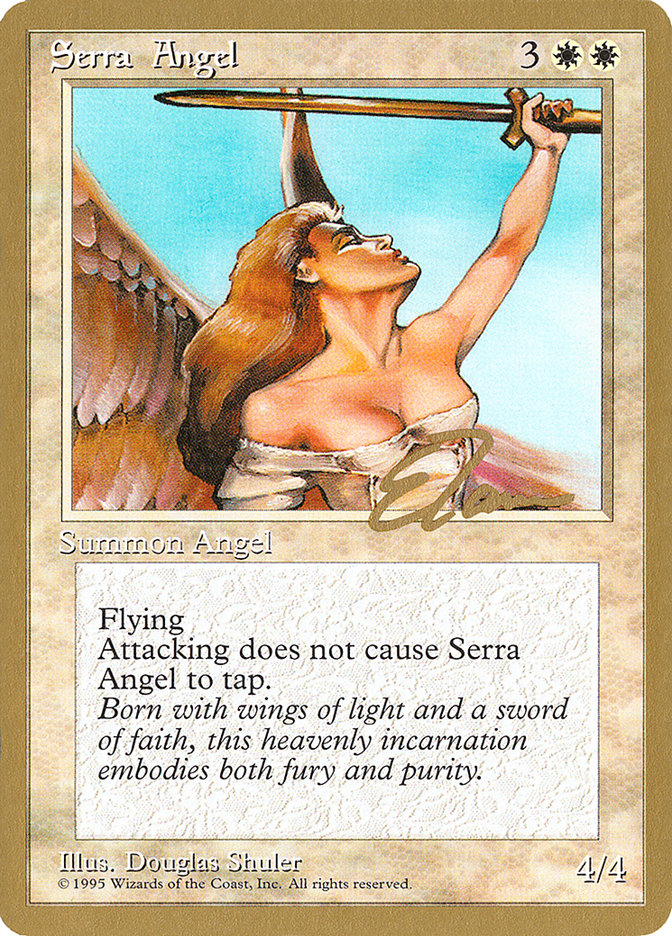 Serra Angel (Eric Tam) [Pro Tour Collector Set] | Devastation Store