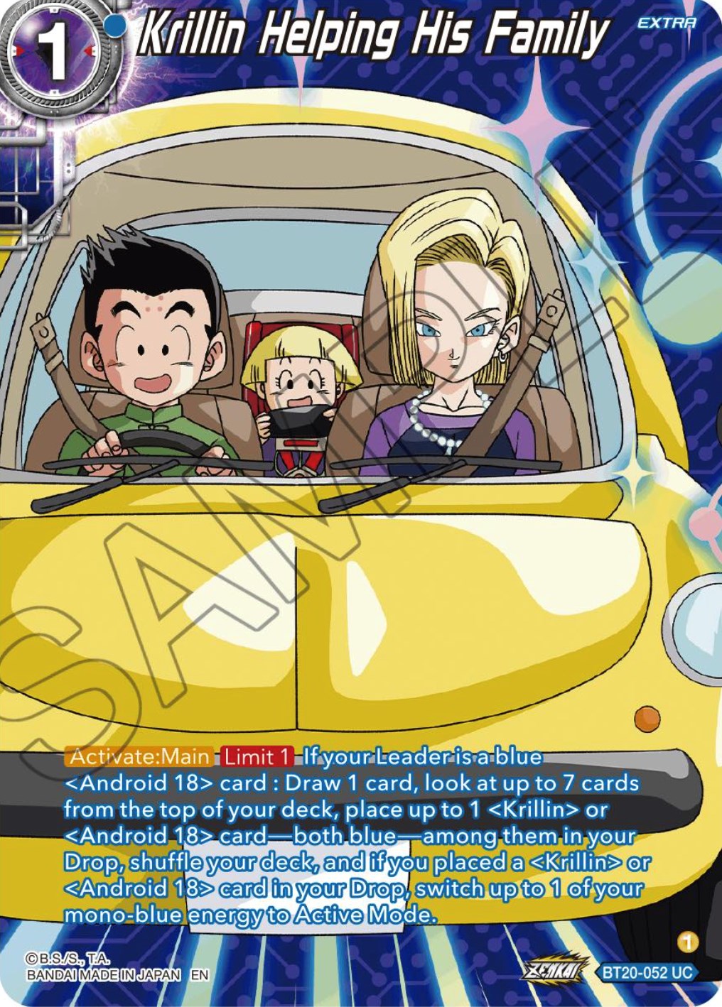 Krillin Helping His Family (Silver Foil) (BT20-052) [Power Absorbed] | Devastation Store